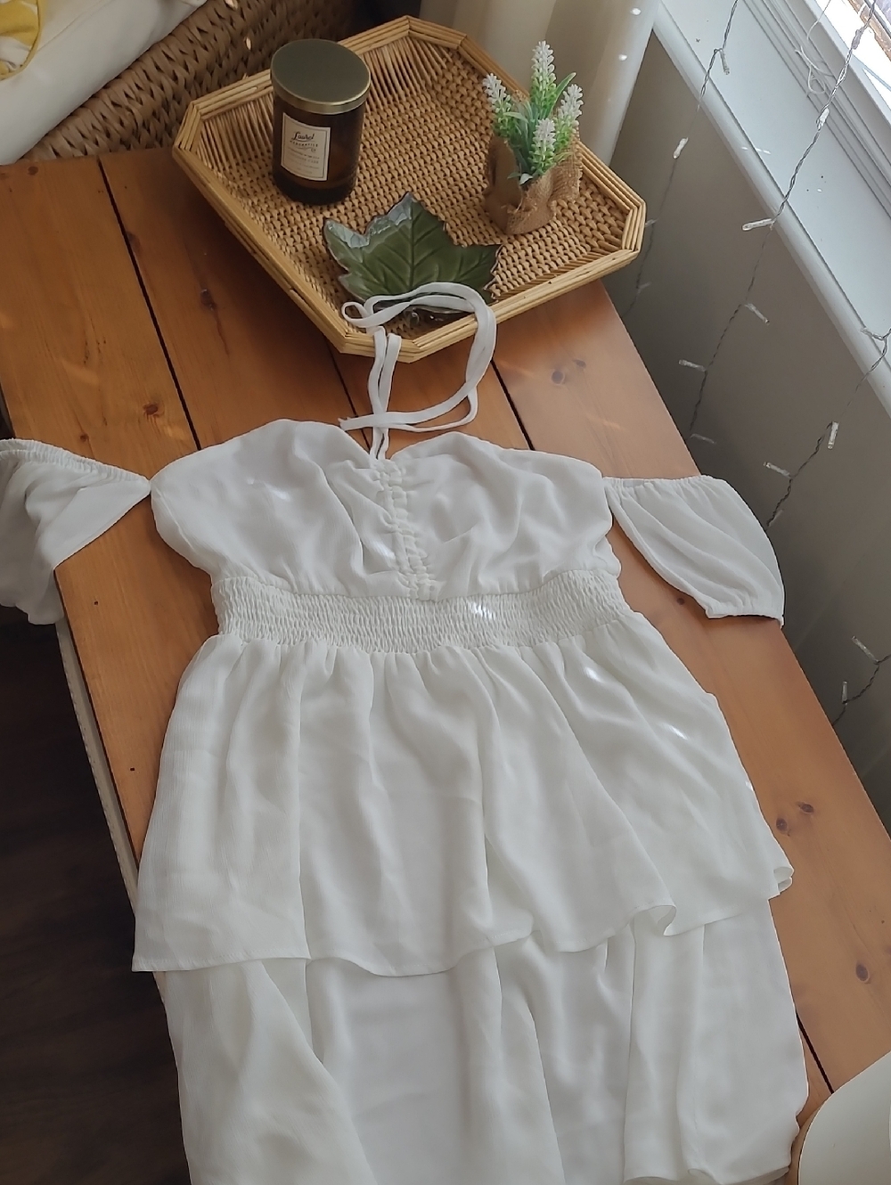 Magnolia Boutique Off-The-Shoulder Mini Dress